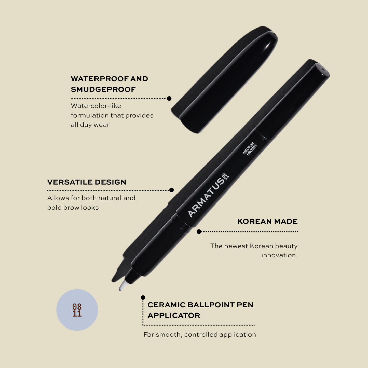 Eyebrow Ball Pen